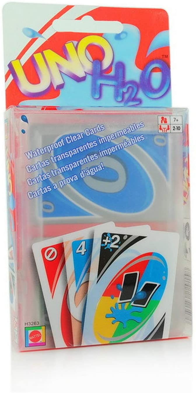 Uno H2o Card Game Pvc Perfect Family Playing Card Game Waterproof Clear Interesting And Fun Toys Games Card Games Agtcorp Com