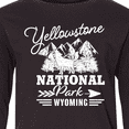 thumbnail image 4 of Inktastic Wyoming Yellowstone National Park Long Sleeve Youth T-Shirt, 4 of 5