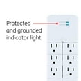 thumbnail image 4 of GE Pro 6-Grounded Outlet Surge Tap, Swivel Outlets, White - 37063, 4 of 7