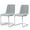 Light Gray Chairs, variant on Sumdeal Sumdeal Modern Flannelette Simple Light Luxury Dining Chair with C-shape Metal Leg,Blue,Set of 4