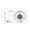White, variant on c 4K Digital Camera 64MP Auto Focus 16X Digital Zoom Portable Compact Vlogging Camera for Travel Students Beginners, Silver (5.1 inches / 13.0 cm, 6.7 oz / 190g)