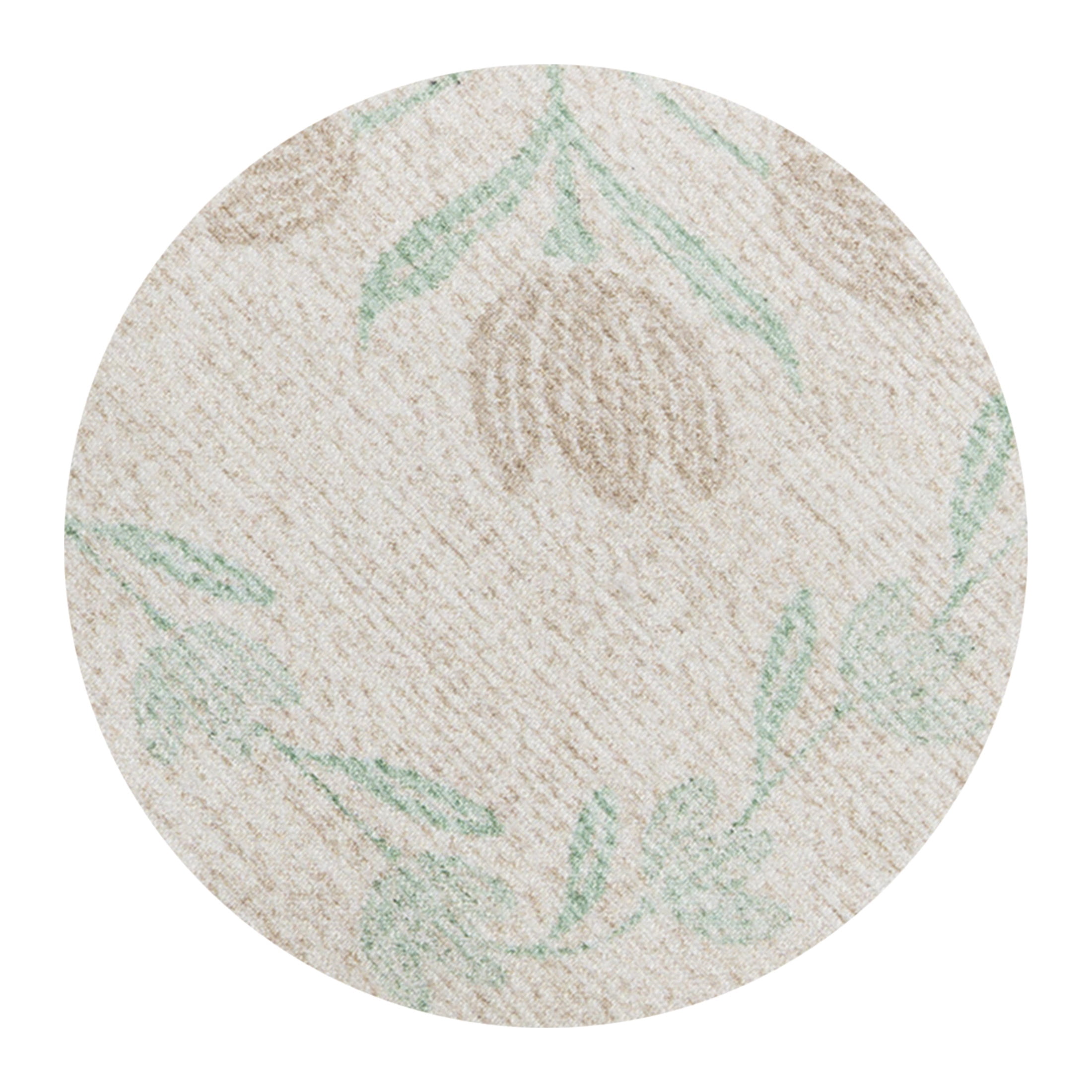 Better Homes & Gardens Soliel Floral Neutral 30 in x 84 in Runner Rug