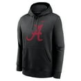 thumbnail image 2 of Men's Nike Black Alabama Crimson Tide Primetime Club Fleece Pullover Hoodie, 2 of 3
