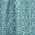 thumbnail image 4 of Designart 'Abstract Retro Pattern Design X' Mid-Century Modern Curtain Panel, 4 of 5