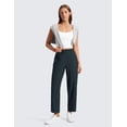 thumbnail image 3 of CRZ YOGA Lightweight Drapey Tapered Ankle Pants for Women 27" Casual Travel Work with Pockets Summer, 3 of 6