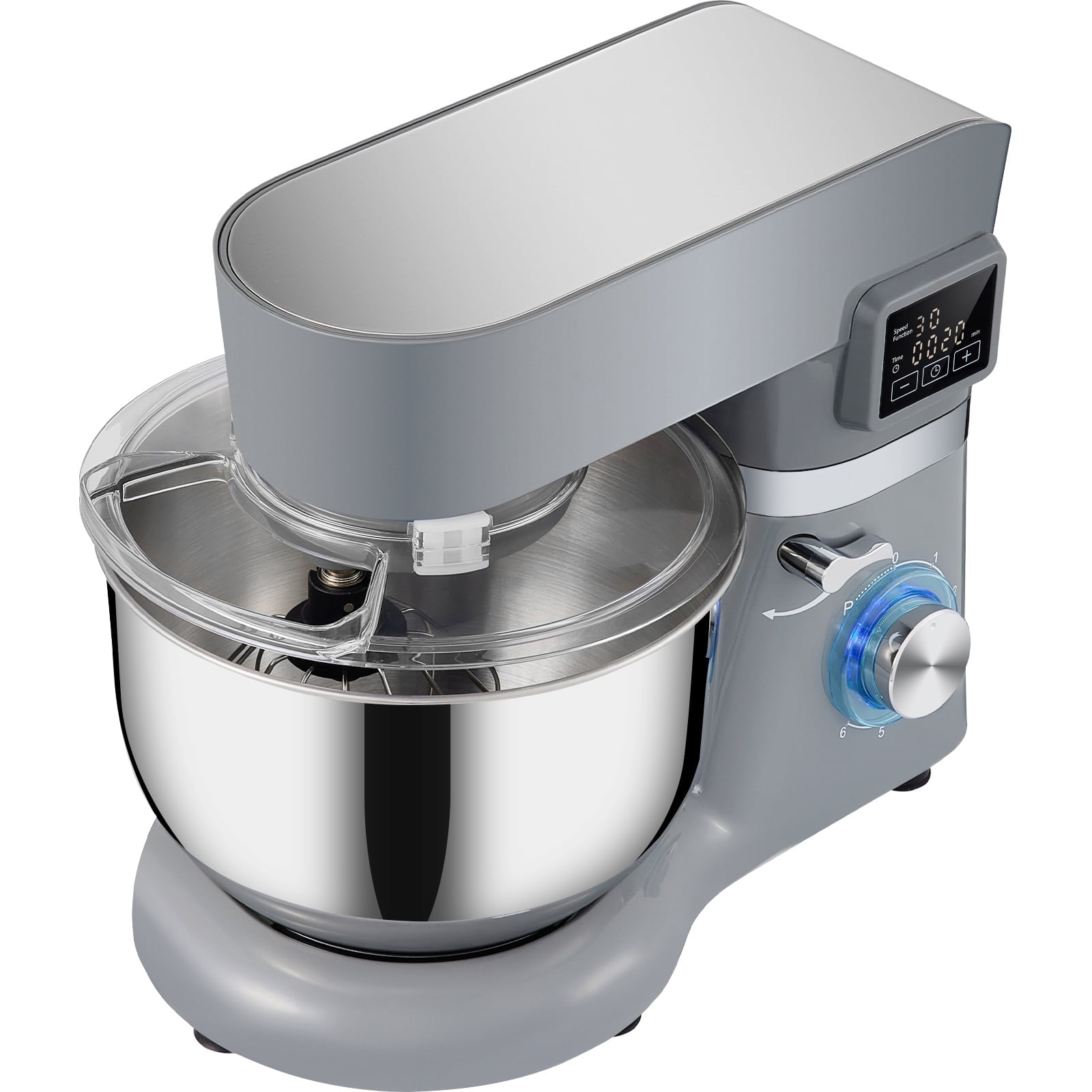 COKLAI 6-Speed Stand Mixer - 5.5Qt Stainless Steel Bowl, Tilt-Head Design With Dough Hook, Beater & Whisk - View #2