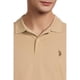 thumbnail image 4 of Polo Piqué de Algodón Liso para Hombre U.S. Polo Assn. Khaki Talla Grande, 4 of 4