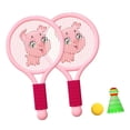 thumbnail image 2 of Raqueta Pink Piglet para niños y niñas de 3 a 7 años: juego de bádminton ligero y divertido para niños en interiores y exteriores, 2 of 8
