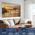 thumbnail image 3 of Rustic Farmhouse 8 Pack Art Acoustic Panels Sound Absorbing Fly Fishing Sunrise Decorative Soundproof Wall Panels Self Adhesive for Nursery Game Room Bedroom 48"x32", 3 of 7