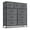 Gray, variant on Nextay 9 Drawer Dresser, Wide Chest Of Drawers Nightstand Storage Tower Storage Dresser Fabric Dresser With Wood Top for Living Room, Bedroom, Hallway, Rust