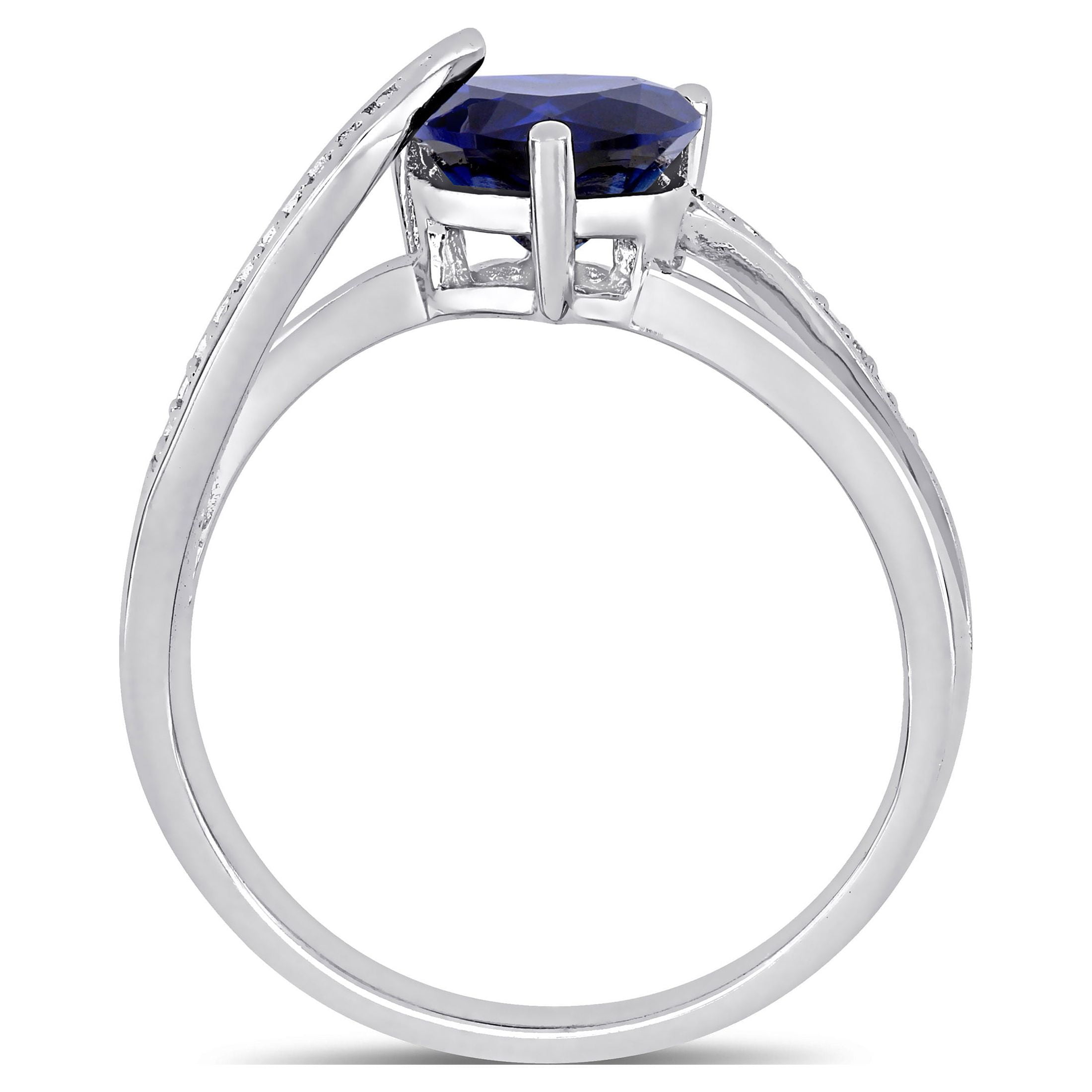 Everly Women's Created Sapphire Sterling Silver Ring