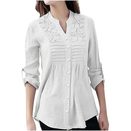 

Fashion Women Causal Solid Blouse Long Sleeve T-Shirt Autumn Sweartshirt Tops