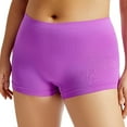thumbnail image 2 of NordicNest High Waist Postpartum Shaping Boxer Briefs, Super Stretchy Breathable Nylon‑Cotton Full‑Coverage Ladies Underwear S‑XXXXXL Purple, 2 of 6