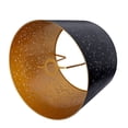 thumbnail image 3 of ALUCSET Starry Sky Metal Drum Lampshade w/ Dual Installation, Black/Gold, 3 of 12