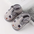 thumbnail image 2 of ZACPNCV Baby First Walking Shoes Boys Girls Infant Sneakers Crib Shoes Breathable Lightweight Slip On Shoes Gray 6-9 Months, 2 of 4