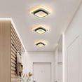 thumbnail image 4 of Lámpara de techo cuadrada, luz de techo LED moderna para aplicaciones interiores amplias sin atenuación, fácil de instalar en cualquier habitación, 4 of 5