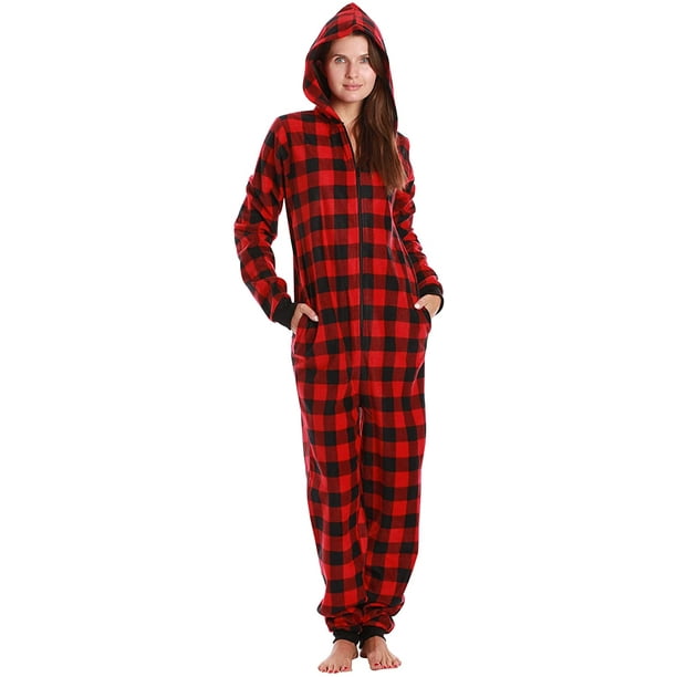 Printed Flannel Adult Onesie/Pajamas 