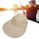 thumbnail image 4 of Juego De Sombrero De Protección Solar Con Protección UV, Cubierta De Protector Solar De Cara Grande Para Ciclismo Al Aire, Pesca, Caminata Con Borde Anchos, Diseño, 4 of 7