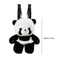 thumbnail image 6 of YIFAEUX Wearable Plush Animal Backpack Realistic Panda Raccoon Stuffed Toy Soft Zoo Themed Gift for Children, 6 of 7