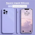 thumbnail image 1 of Funda de silicona líquida cuadrada para iPhone, carcasa oficial para modelos 13, 11, 12 Pro Max, Mini, X, XS, MAX, XR, 6, 6 s, 7, 8 Plus, SE 2020, 1 of 4