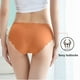 thumbnail image 5 of 4 piezas de ropa interior elástica de seda de hielo invisible sin costuras para mujer, de seda de hielo, sin dejar huellas, de una pieza, de algodón puro, parte inferior de la entrepierna, 5 of 5