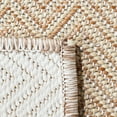 thumbnail image 5 of SAFAVIEH Hampton Hoyt Zig-Zag Indoor/Outdoor Runner Rug, Natural, 2' x 9', 5 of 9