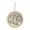 B, variant on Christmas Decorations Christmas Tree Lights Wooden Circular Pendants Reindeer Santa Claus Party Decorations