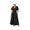 Black, variant on PUWEI Women's Pleated Shirt Dress Summer Casual Short Sleeve V Neck Button Down Dresses Workwear with Tie