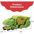 thumbnail image 3 of Funtogether Toys Dinosaur Truck Toy with Lights, Sound, and Smoke, Multicolored Dino Vehicle Toy for Boys Ages 3+, 3 of 6