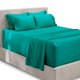 thumbnail image 1 of Sábanas extra profundas Hearth & Harbor - Para colchones de 45 a 60 cm de profundidad - Sábanas extra profundas tamaño California King - 6 piezas - Cal King, color verde azulado, 1 of 1