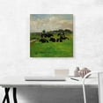 thumbnail image 2 of ARTCANVAS Landscape with Group of Five Cows 1901 Canvas Art Print by Piet Mondrian - Size: 18" x 18" (1.50" Deep), 2 of 9