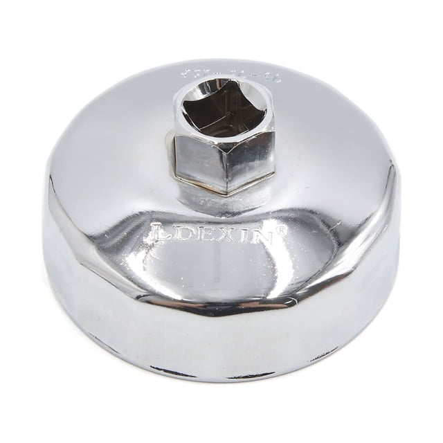 Llave de Filtro de Aceite de Vehículo Unique Bargains Cuadrado 13mm Eje 15 Estrías 76mm Diámetro Interior