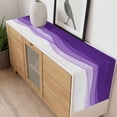 thumbnail image 4 of Purple Waves Table Runner - 72 Inch Long, Kitchen Dining Table Runner Dresser Scarves, Ombre Abstract Art Gradient Modern Farmhouse Decor for Coffee Tables Wedding Party Banquet, 4 of 8