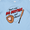 thumbnail image 4 of Inktastic That's My Big Brother out There Baseball Boys or Girls Baby T-Shirt, 4 of 5