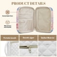 thumbnail image 5 of ZUXONGSY Rose Daisy Print Bible Case for Women Lightweight Bible Protective Carrier Sturdy Scripture Bag with Handle Journal Case for Daily Commuter, 5 of 7