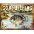 thumbnail image 2 of Paul Brent 34x28 Gallery Wrapped Canvas Wall Art Titled - Gone Fishing, 2 of 4