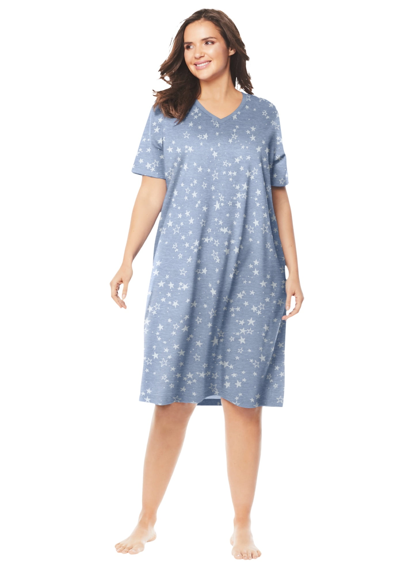 walmart nightgowns plus size