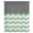 Gray green gray, variant on Turquoise Chevron Sheer Curtains 45 Inches Long, Geometric Grey Wavy Striped White Light Filering Curtains, Breathable Simi Curtain Privacy Drapes for Kitchen Bathroom Small Window Treatment