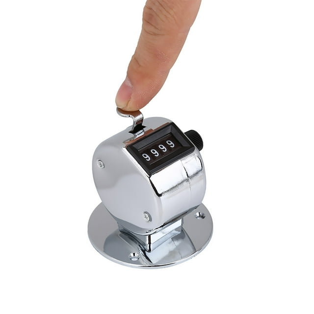 Tally à Main, Mini Métal 4 Chiffres, Tally à Chiffres Conçu pour la Perfection