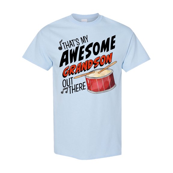 Inktastic That's My Awesome Grandson out There with Percussion Drum T-Shirt