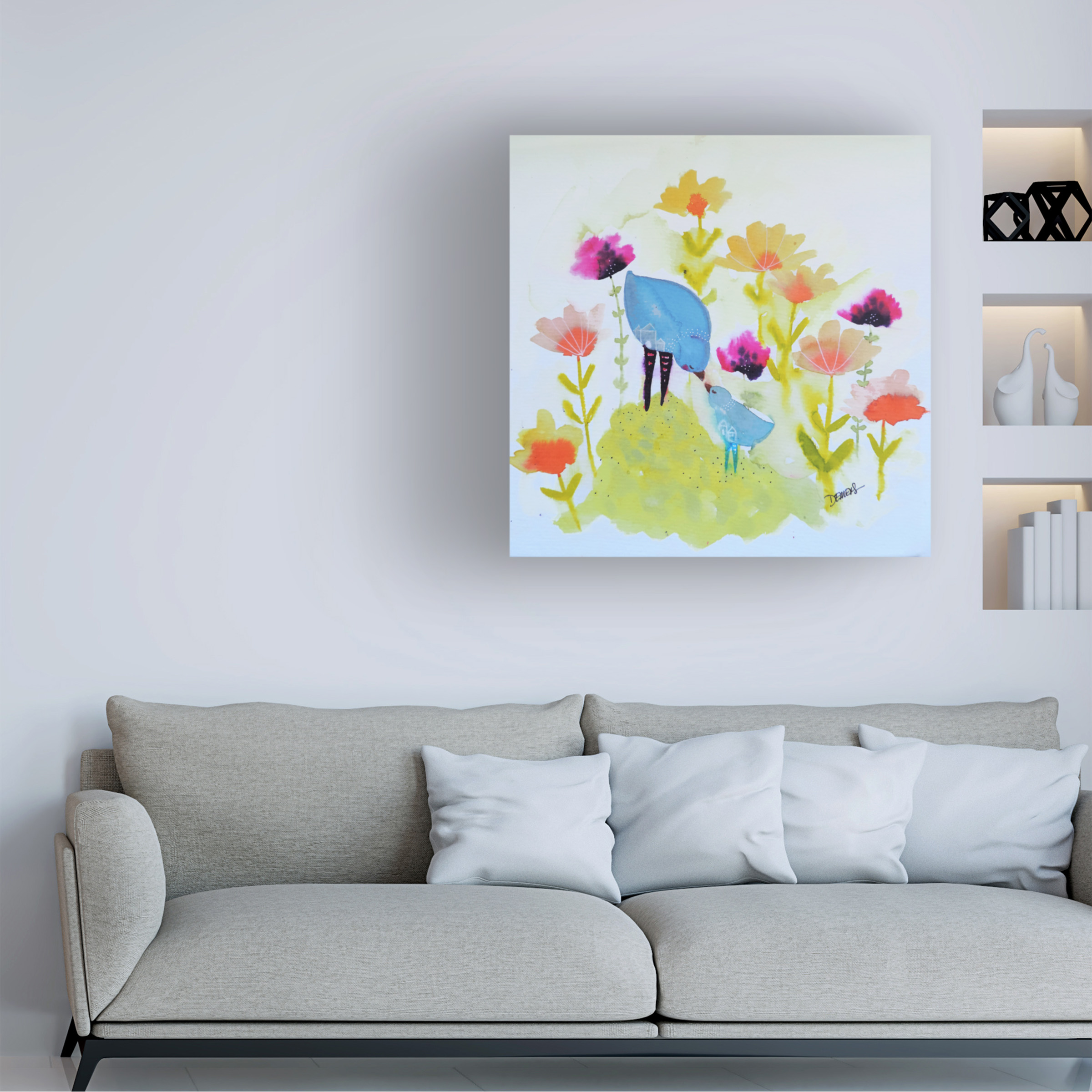Sylvie Demers 'Maman Tes Baisers Sont Les Plus Doux' Canvas Art