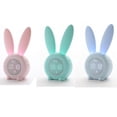 thumbnail image 2 of Reloj despertador digital para niños, lindo conejo, luz nocturna para dormitorio infantil, reloj despertador multifuncional, 2 of 5