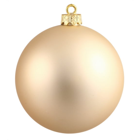 Vickerman 2.75" Champagne Matte Ball Ornament, 12 per Bag