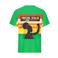 thumbnail image 5 of Penkiiy Women Black History Month Shirt Letter Print Tee Tops American African Black Pride Graphic Short Sleeve Tees M Multicolor, 5 of 5