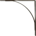 thumbnail image 4 of Ekena Millwork 3"W x 24"D x 24"H Morris Steel Bracket, Antiqued Bronze, 4 of 11