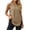 Khaki, variant on cocolona Womens Summer Workout Tank Tops Crew Neck Sleeveless Side Split Shirts Casual Outdoor Sports Tees Blouses