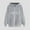 003 Gray, variant on Womens Zip Up Hoodies Heart Shape Printed Long Sleeve Hoodies Valentine's Day Drawstring Pullover Tops