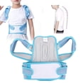 thumbnail image 4 of Children Posture Corrector Brace Back Spine Support Belt Hunchback Correction Belt Blue (M), 4 of 14