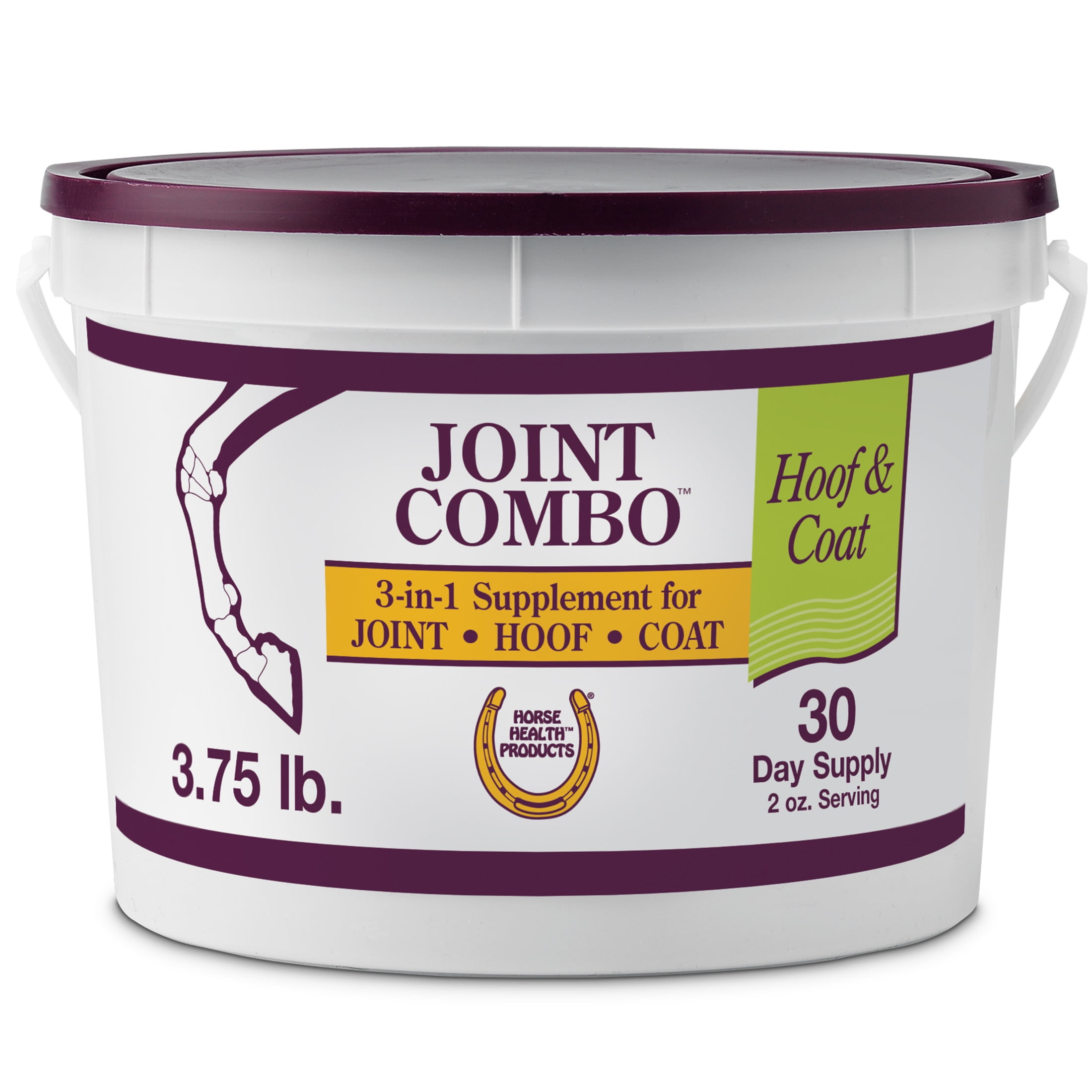 (4 pack) Horse Health Joint Combo Hoof & Coat 3.75 pounds 30 day supply