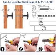 siisll 10 Pack Round Kitchen Cabinet Knobs Drawer Knobs Dresser Knobs Matte Black Zinc Knobs Drawer Pulls Door Knobs Dresser Drawer Handles Knobs for Dresser Drawers